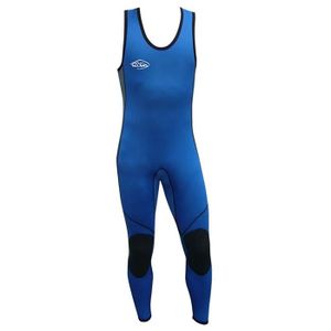 COMBINAISON DE SURF SELAND Gallego Long John Rafting 3 mm. Bleu-Gris-Noir Combinaison en noprne, XXS Mixte