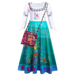 ROBE AMZBARLEY Robe Rrodée à Manches Longues Et Col Rond Pour Filles Halloween Cosplay Dress Up