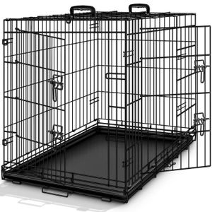 WilTec Cage de Transport Pliable en Fil métallique Petits Animaux Caisse de  Transport métallique Taille L54 - Cdiscount