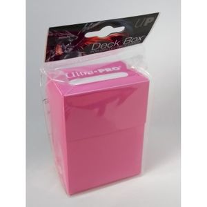 CARTE A COLLECTIONNER Deck Box Ultra Pro Rose Fluo / Bright Pink pour ca