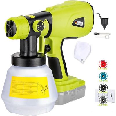 Pistolet Pulvérisateur HVLP Gravitaire 1,3mm / 1,7mm - 600cc, Pour Peinture Auto