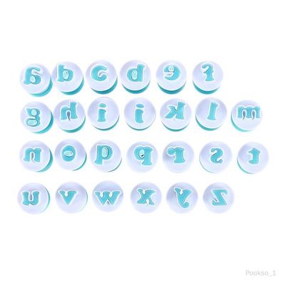 64 Emporte Piece Alphabet, Majuscules et Minuscules Emporte Piece Lettre  Alphabet, A-Z Moule Alphabet Cake, Fondant Petites Le[613] - Cdiscount  Maison