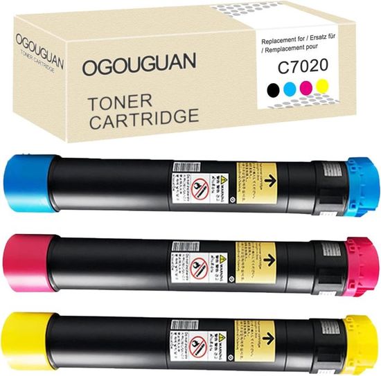 Cartouche Toner Compatible Pour Xerox Versalink C7020/C7025/C7030 - Haute Capacité Avec Puce