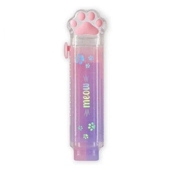 Set Papeterie Patte De Chat – Taille-crayon, Gomme Push-pull, Règle – Pour écoliers Et Fans De Kawaii