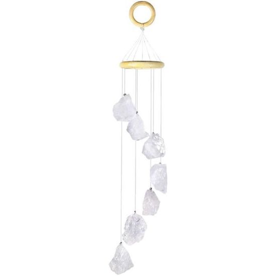 Carillon à Vent,Cristal Carillons étoile Lune Pendentif à La Main Capteur De Soleil Lumière