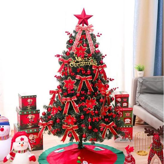 1.2M Arbre de Noël Sapin de Noël Decoration de Maison Decor de Noel de Luxe pour la Fete Noel
