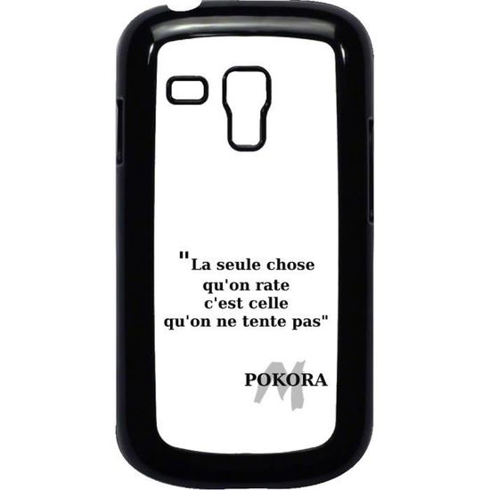 Coque Samsung Galaxy S3 Mini Devise Citation Matt Pokora Achat Coque Bumper Pas Cher Avis Et Meilleur Prix Cdiscount