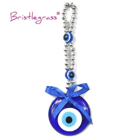 Pendentif œil Turc Bleu - Décoration Murale Ou Porte-bonheur - Longueur 20 Cm