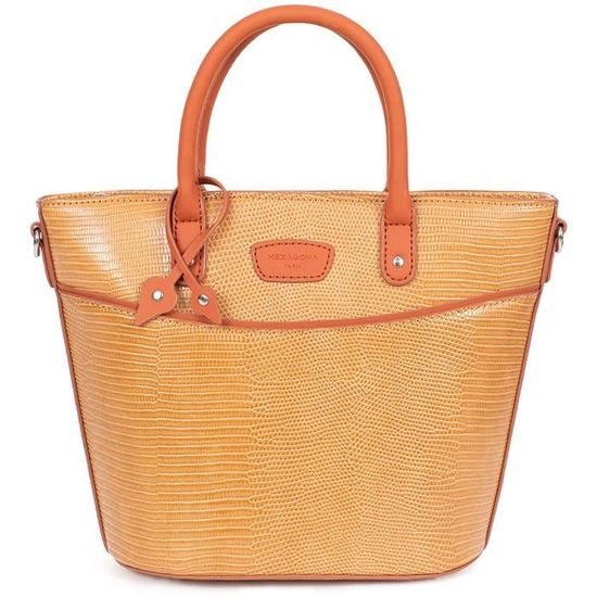 Hexagona Paris Portafoglio Donna COCONUTS In Pelle D'Agnello - Arancione - Porta Carte E Monete