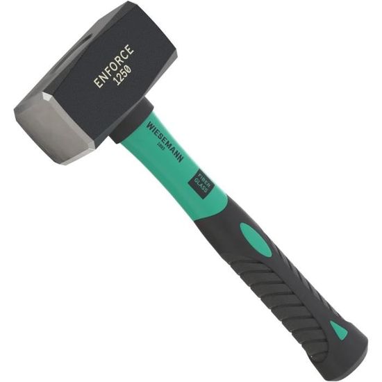 Massette 1,4 Kg Avec Manche Fibre De Verre - Tête Acier Forgé Trempé - Pour Jardinage Et Construction
