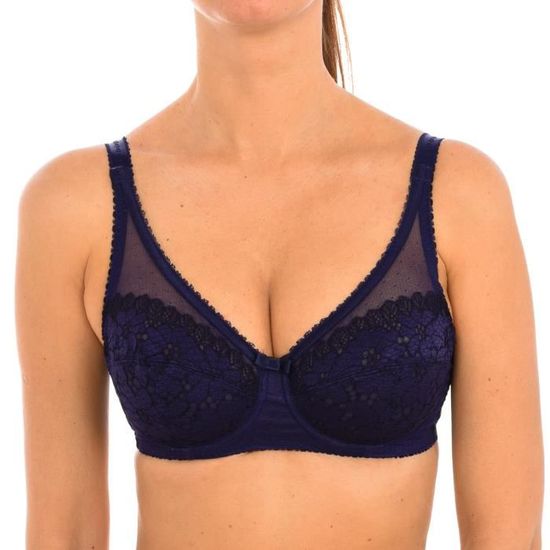 Soutien-gorge Dentelle Playtex Femme - Taille 90D - Couleur Noir - Neuf Avec étiquettes