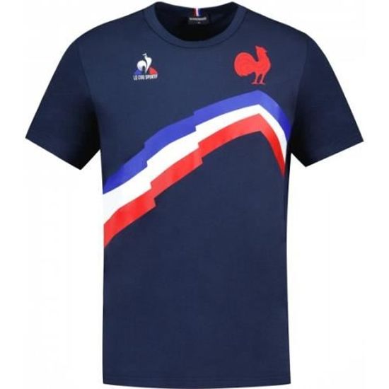 T-shirt Officiel Equipe De France De Football - Collection FFF, 100% Coton, Taille Homme