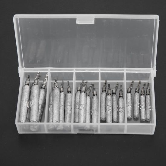 Lot De 10 Plombs De Pêche En Métal Style Goutte D'Eau - Accessoires Pêche 10g à 60g