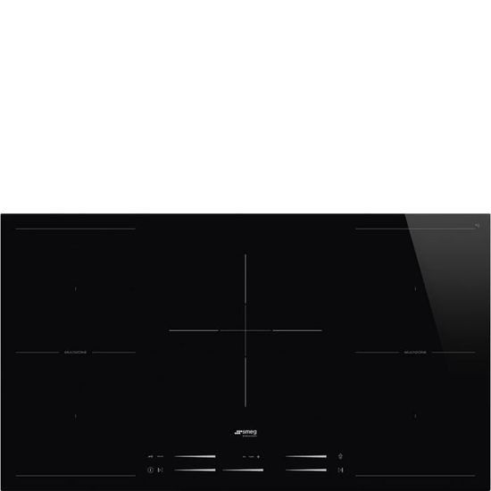 Smeg SI2M7953D, Intégré, Plaque avec zone à induction, Verre-céramique, Noir, 3200 W, 21 cm