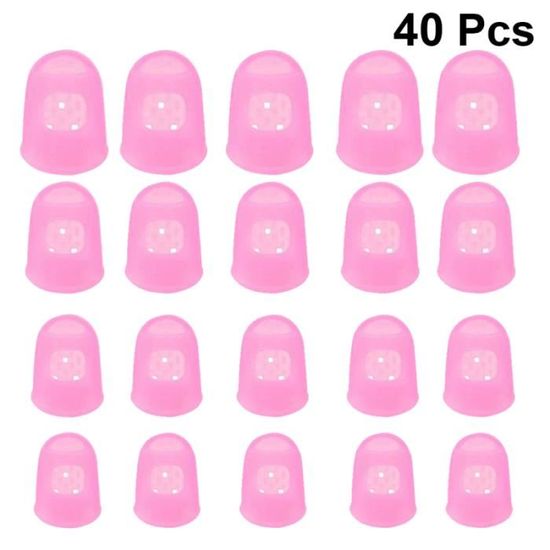 Protège-Doigts Guitare 50 Pièces 5 Tailles - Protecteurs Bout Des Doigts Pour Instruments à Cordes