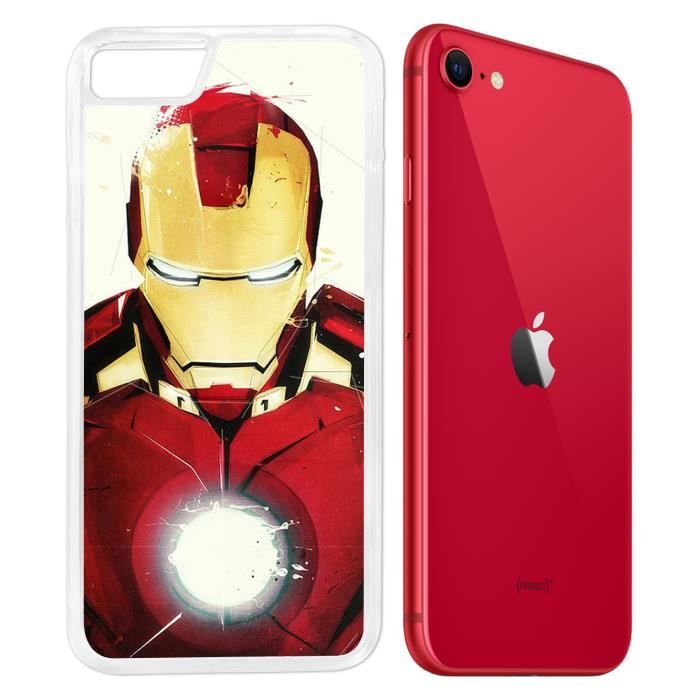Coque iPhone SE 2020 - Iron Man Paintart. Accessoire telephone