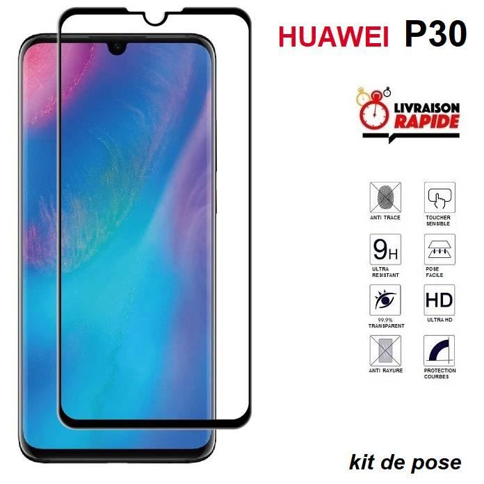 vitre protection verre trempe huawei p30