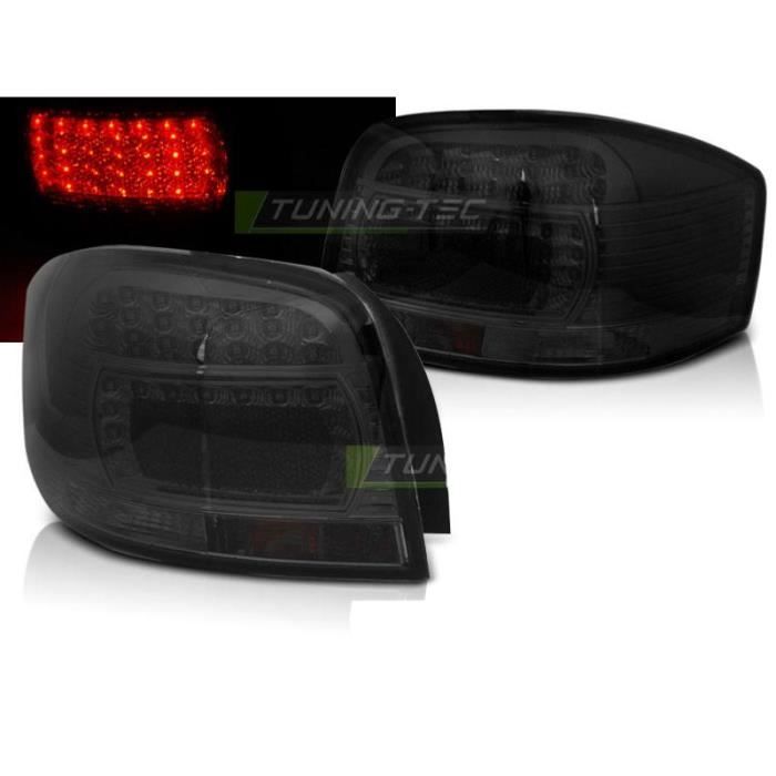 Paire de feux arrière Audi A3 8P 03-08 LED fume