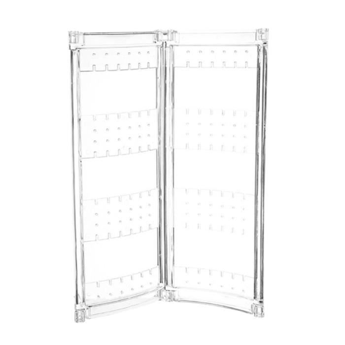 1PC boucles d'oreilles support Portable pliable durable acrylique organisateur de bijoux présentoir pour JEWELERY DISPLAY
