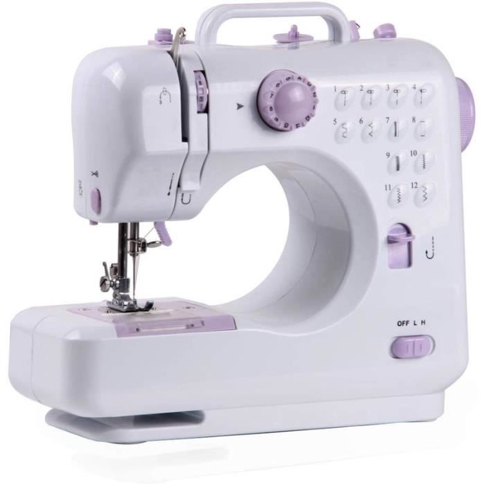 BAO® Machine à coudre - Machine a coudre portable avec tiroir pour accessoires, 12 types de points différents Manuel en PDF