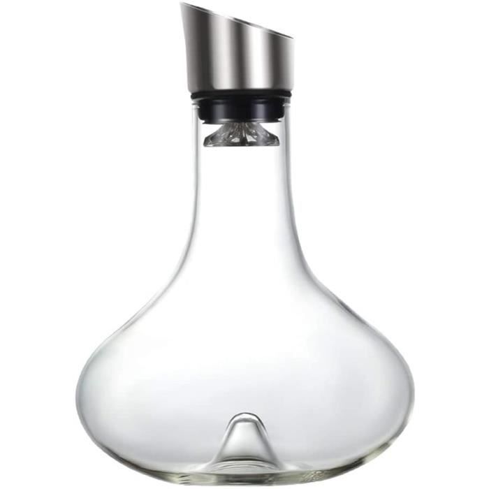 SXFYWYM Carafe À Décanter, Carafe en Cristal Soufflé À La Main Aérateur De Carafe À Vin avec Couvercle Verseur, Accessoires du V78
