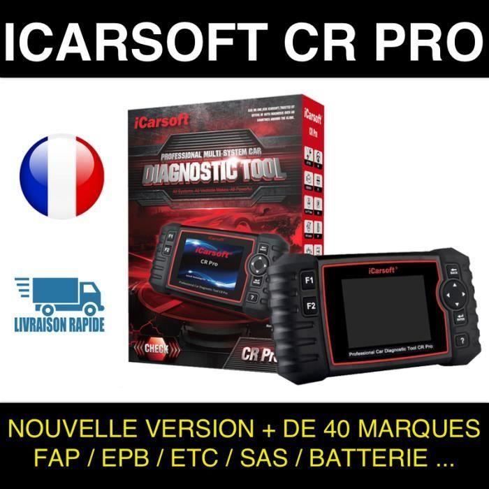 ✅ VALISE DIAGNOSTIC AUTO MULTIMARQUE OBD2 100% FRANCAIS ICARSOFT CR PRO