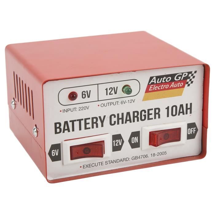 Dioche Chargeur de batterie de voiture Chargeur de batterie intelligent de voiture Machine de réparation de charge rapide 6V 12V
