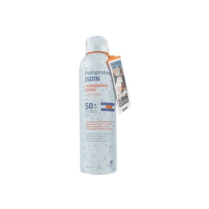 Protection Solaire Corps - Protection Solaire Visage - ISDIN - Fotoprotector Isdin Transparent Spray Wet Skin Spf 50 250ml