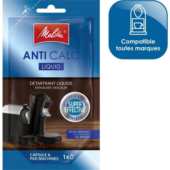 MELITTA Détartrant liquide ANTI CALC pour machines à dosettes