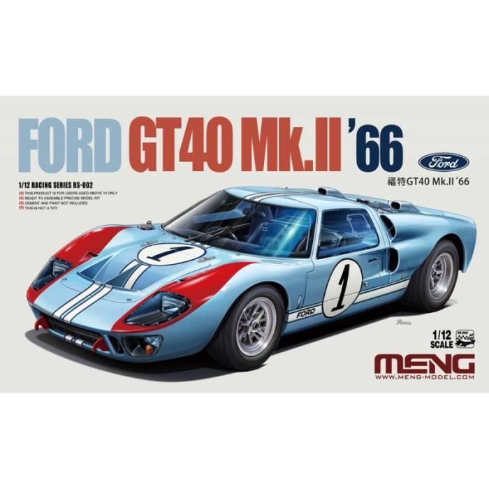 Maquette Voiture Maquette Camion Ford Gt40 Mk.ii'66 - MENG
