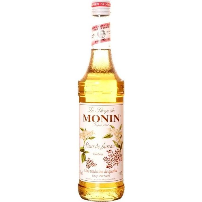 Bouteille de sirop Monin fleur de sureau