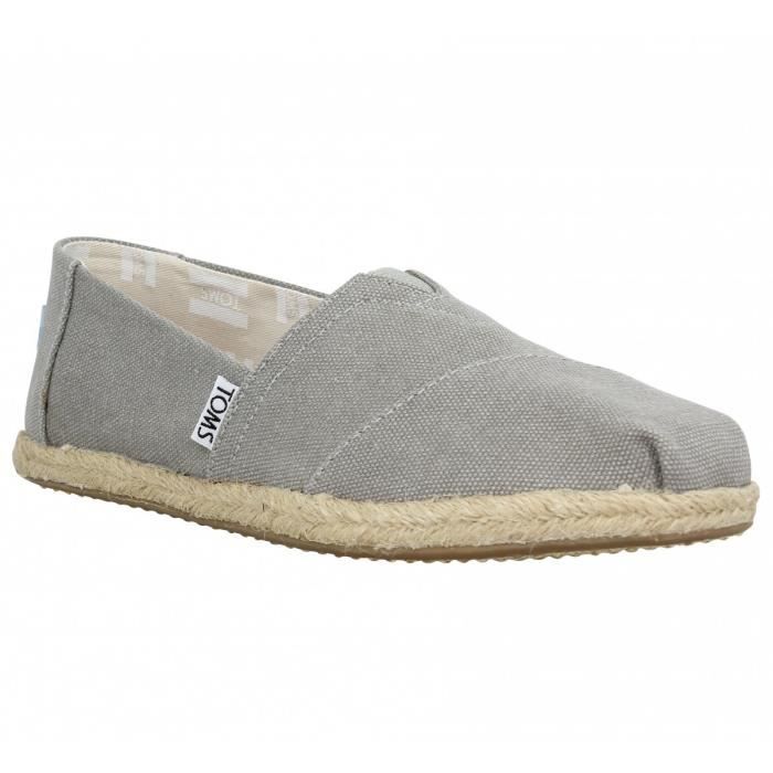 Espadrilles TOMS Classic toile FemmeGrey