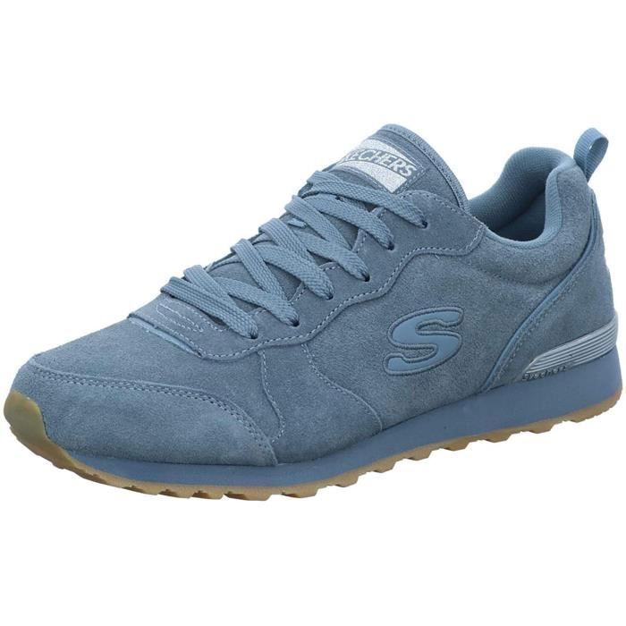 Skechers Baskets Femmes Og 85 Daim Eaze Bleu Clair, Pointure : Eur 36