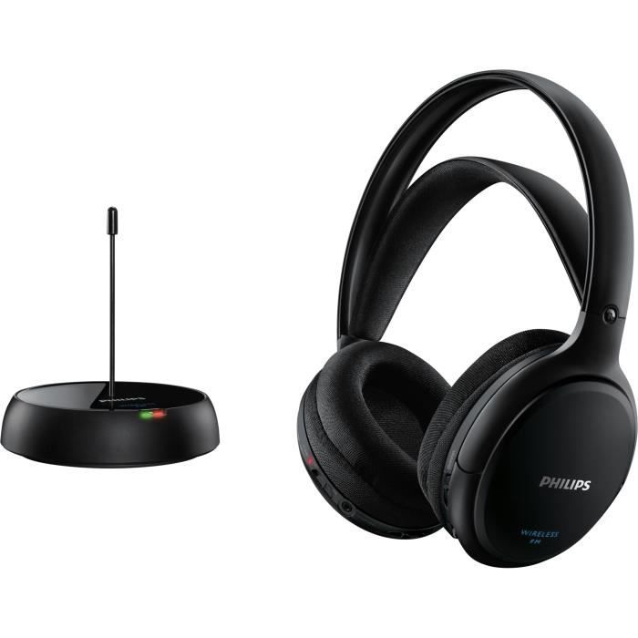 Philips SHC5200 Casque Hi-Fi sans fil - HP 32 mm/concep. Arrière fermée - Circum-aural
