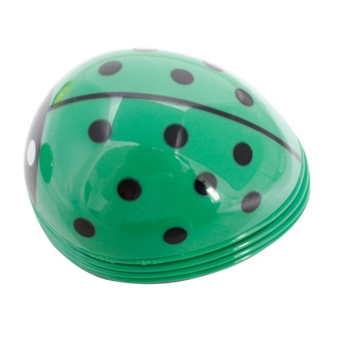 1pc Ladybird aspirateur Mini table basse collecteur de poussière de bureau sans batterie (vert) ASPIRATEUR ROBOT