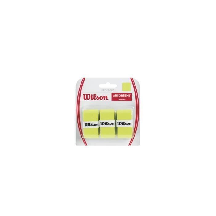 Overgrip Wilson pro soft - jaune fluo - TU