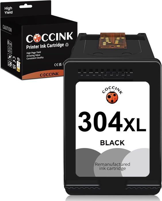304Xl Noir Cartouches D'Encre Remplacement Pour Cartouche Hp 304 Xl