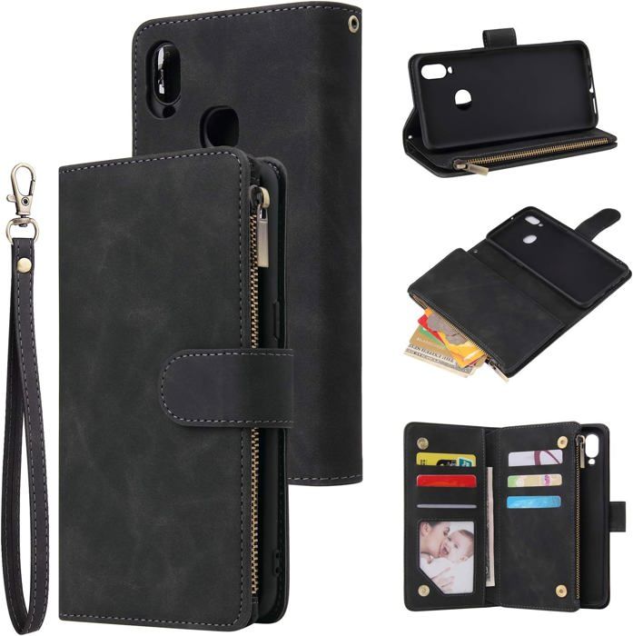 Coque Flip Pour Blackview BL7000 (6,78") – Housse Cuir PU + Verre Trempé, Fonction Support Et Fente Carte - 5