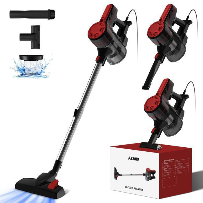 Aspirateur Balai 600w Puissant sans Sac, Aspirateur Balai Filaire