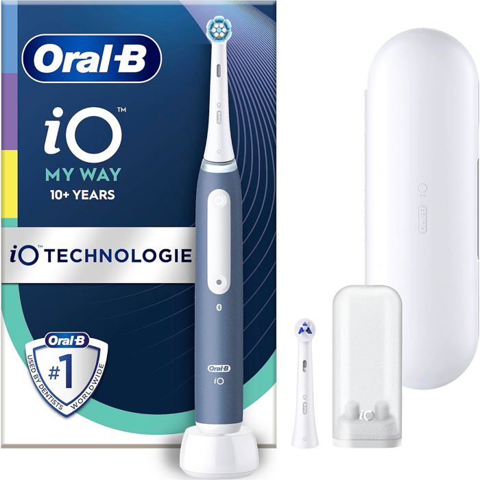 Brosse à dents électrique Oral B iO Teens 'My Way' 4 niveaux de nettoyage Bluetooth Accessoires inclus - vue 2