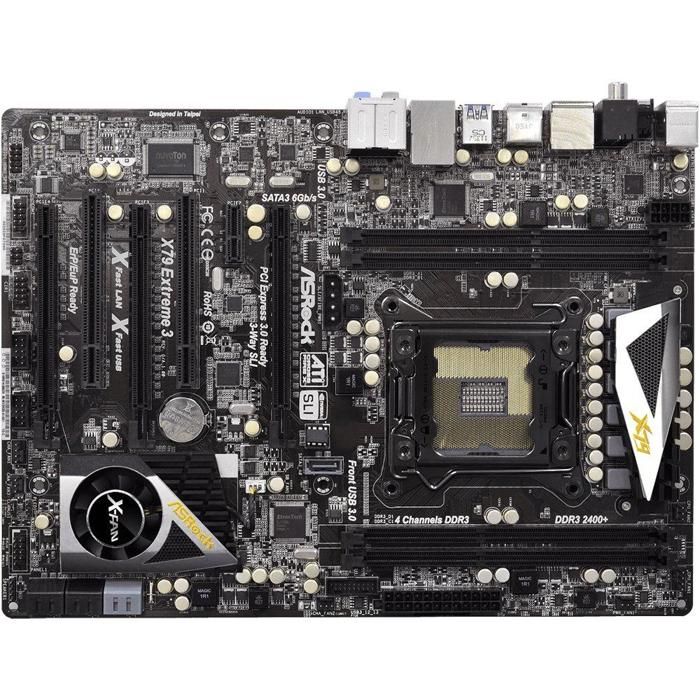 Carte mère ASRock X79 Extreme3 Intel X79 LGA 2011 4xDDR3 32GB ATX