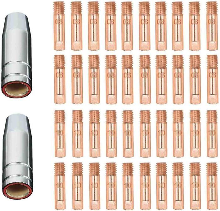 Kit Pièces Usure Soudure MIG/MAG - Buses Fil Fourré 0,8mm - Pour Torche 15AK/MB15