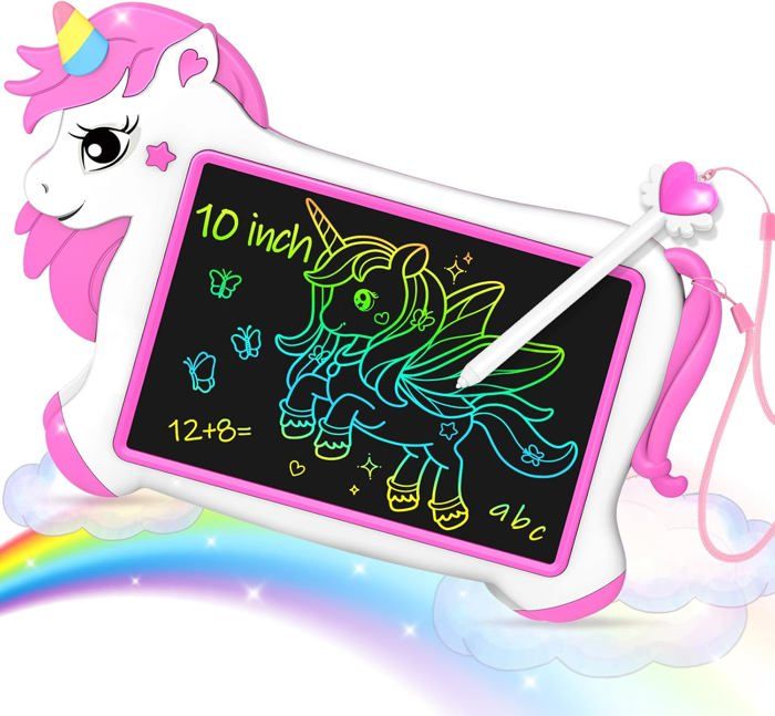 Tapis Dessin à Eau Gifitizi 78x58cm - Jouet Éducatif Enfant 1-4 Ans - Cadeau Rose