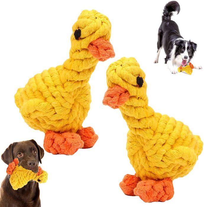 Comparer les prix de Jouet pour Chien 2 Pieces Durables Jouet Chiot, Jouets pour Chiens Cadeau Chien Peluche pour Chien, Jouet Petit Chien, Jeux Chien,