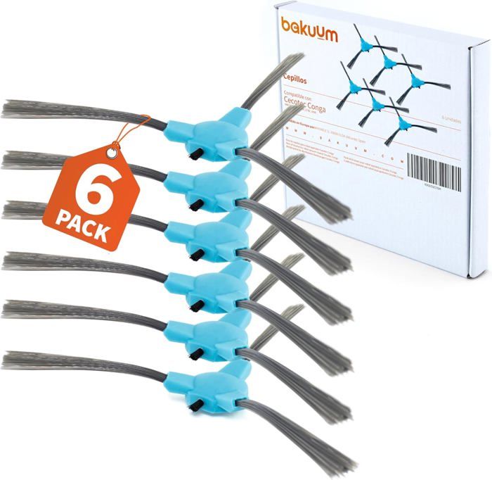 Nettoyage Coins Aspirateur Brosses Latérales Roborock Silicone - Lot De 2 Pour Aspirateurs Robots Qrevo S