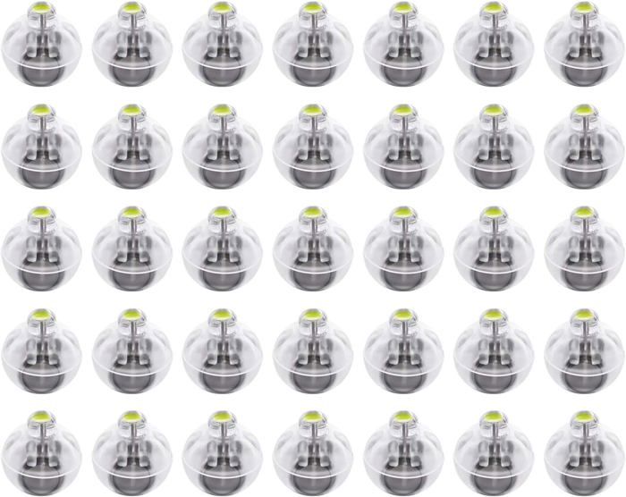 50 Pièces Mini LED Lumières Ballons Papier Lumières Lumière Boule Lampe pour Décorations de Fête de Noël