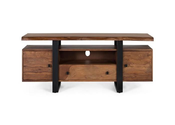 Meuble TV - Giner y Colomer - Palissandre - Pieds en métal - 170x45x55 cm Meuble TV - Giner y Colomer - Palissandre - Pieds en métal - 170x45x55 cm
