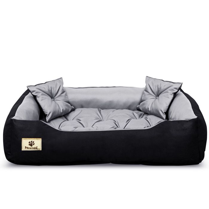 Meilleurs prix pour Lit Pour Chien EDANTI Imperméable Avec Coussins 100x75 Gris