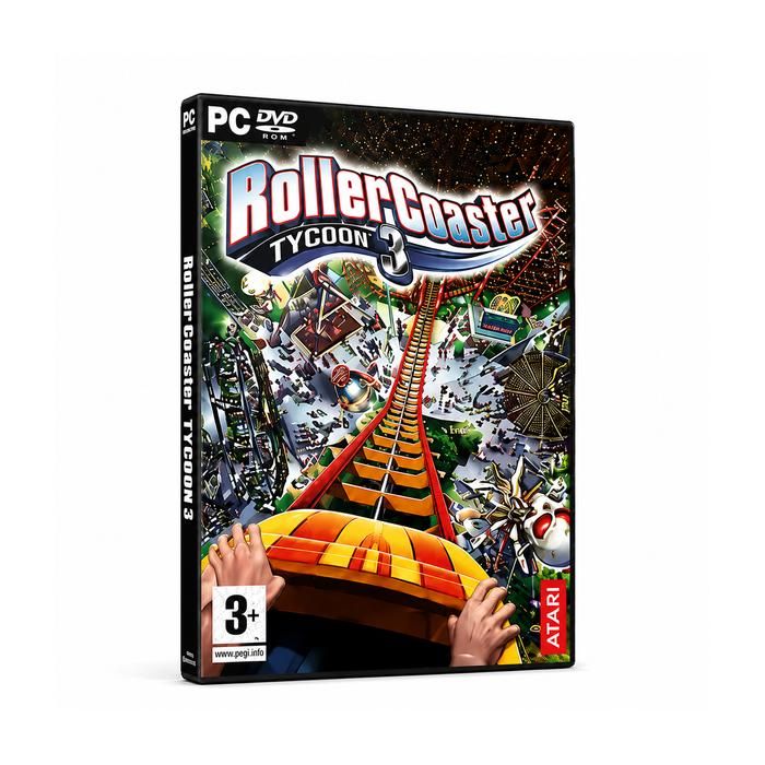 Rollercoaster Tycoon 3 – Jeu PC Cd-Rom – Simulation Gestion Parc D’Attractions – Atari