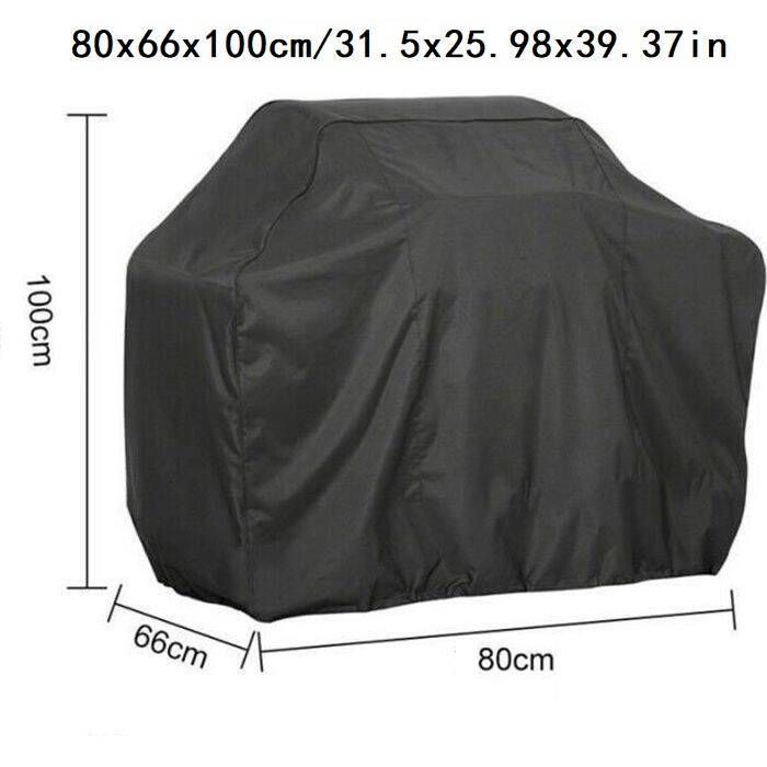 Housse de barbecue 80x66x100cm – Protection imperméable et anti UV – Résistante aux intempéries – Installation facile